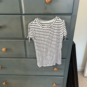 Striped Black and White Kids Tee